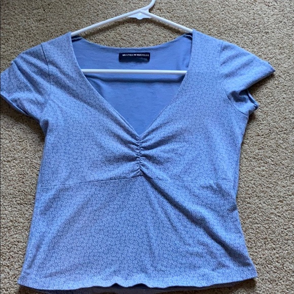 Brandy Melville Tops - blue flower brandy top